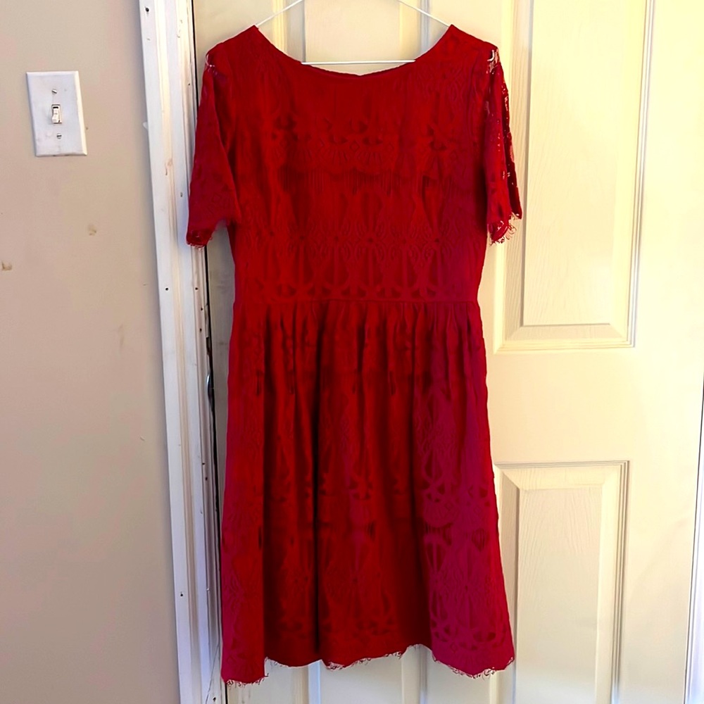 Red Lace dress